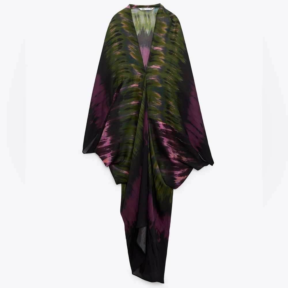 BNWT Zara Tie Dye Print Kaftan Size M/L - Sold Out Online